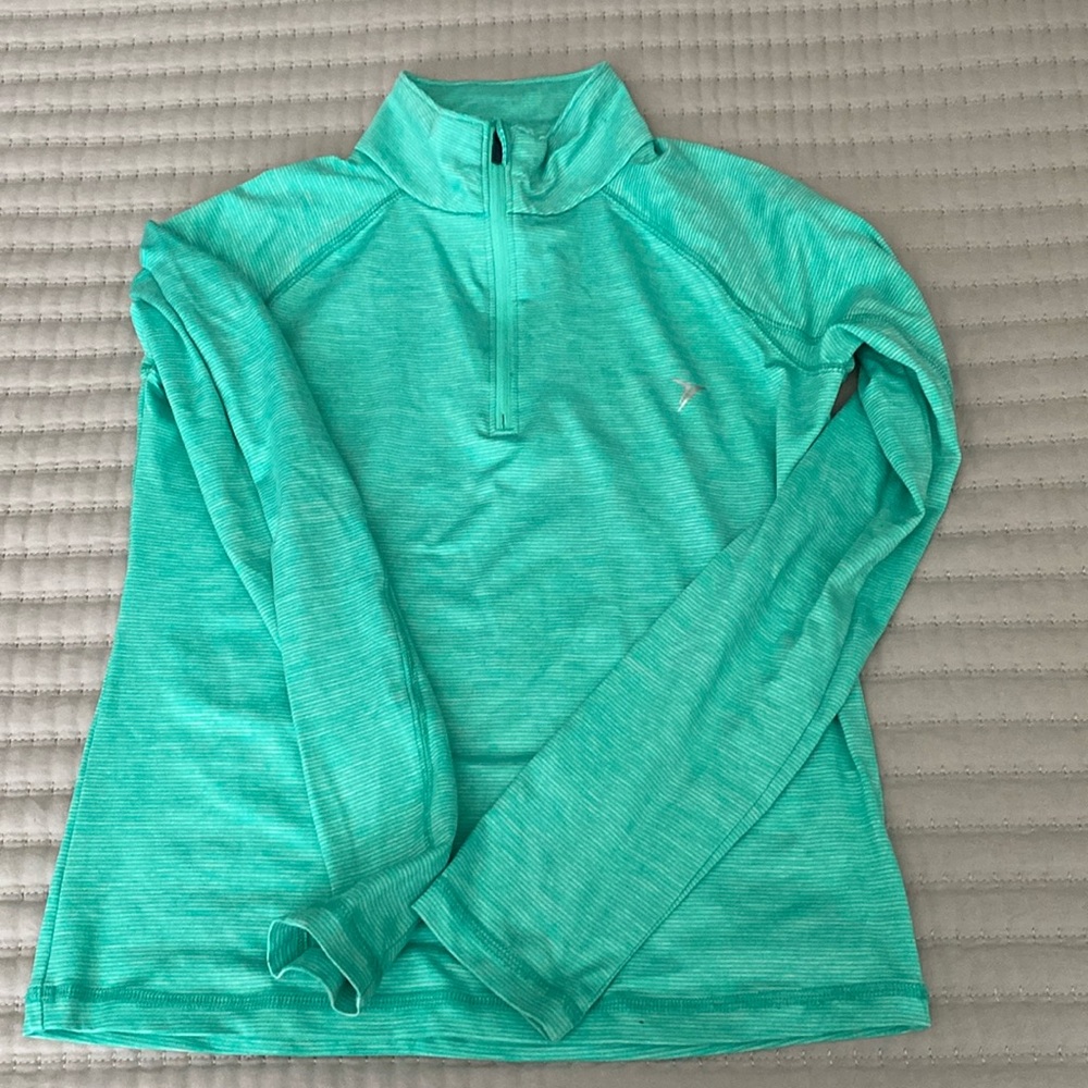 Old navy active GIRLS sz medium ( 8) aqua / teal green blue active pullover - Picture 1 of 6